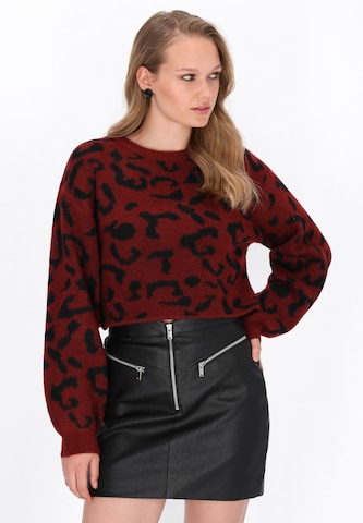 myMo ROCKS Trui in Rood: voorkant