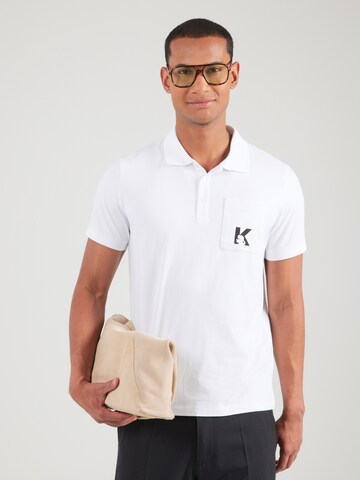 Karl Lagerfeld - Camiseta en blanco: frente