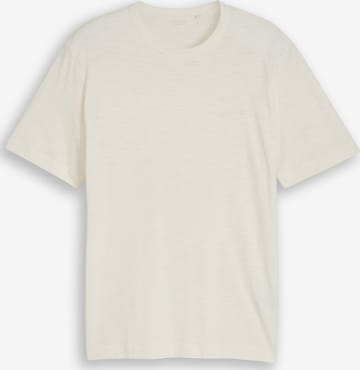 T-Shirt TOM TAILOR en blanc : devant