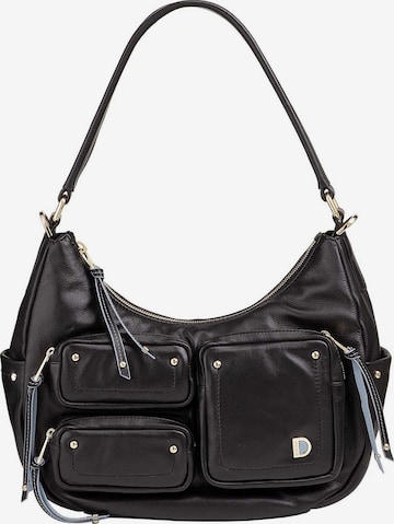 Sac bandoulière DuDu en noir : devant