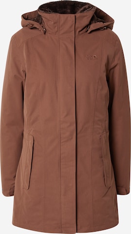 JACK WOLFSKIN Outdoor jacket 'MADISON AVENUE' in Brown: front