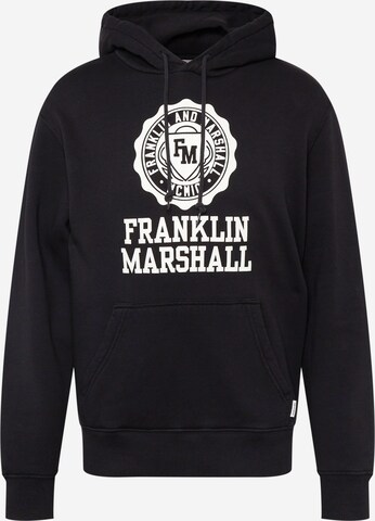 FRANKLIN & MARSHALL Sweatshirt in Zwart: voorkant