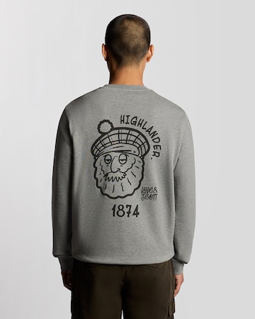 Lyle & Scott Sweatshirt 'Highlander' in Grijs
