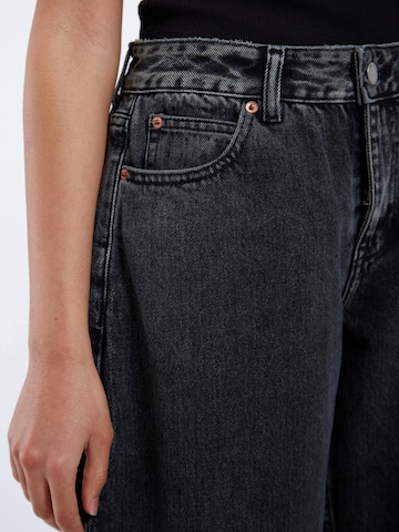 Dr. Denim Loosefit Jeans 'Nanci Mid Barrel Jeans'‌‌‌‌ in Schwarz
