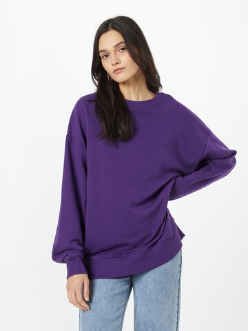 Lindex Sweatshirt 'Tessa' i lila: framsida