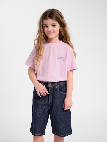 Hummel Shirt in Roze: voorkant