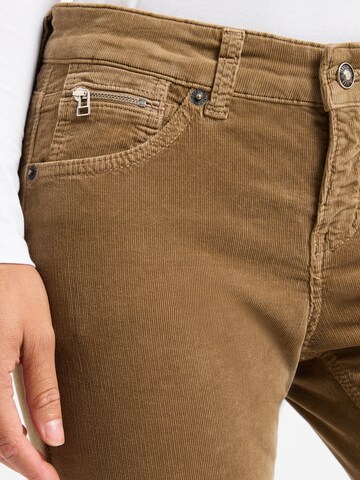 MAC Slimfit Broek in Bruin