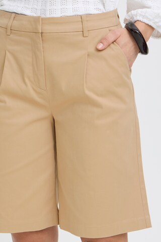 b.young Regular Shorts 'BYDays' in Beige