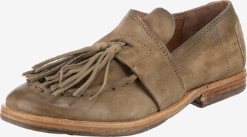 A.S.98 Classic Flats in Brown: front