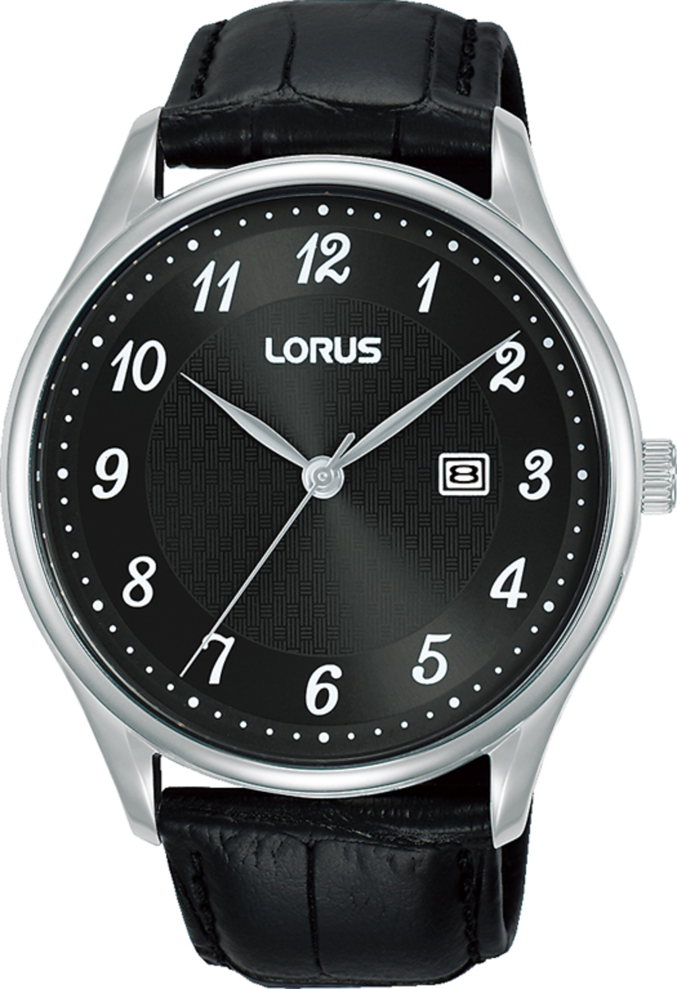 LORUS Analog Watch in Black: front