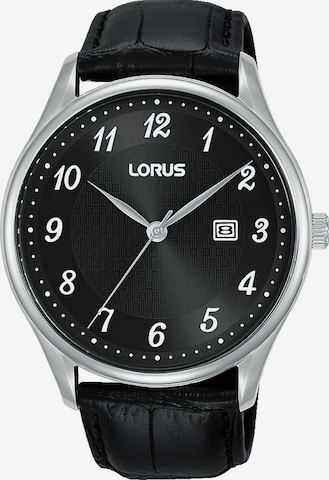 LORUS Analog Watch in Black: front
