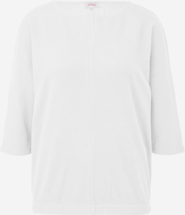 T-shirt s.Oliver en blanc : devant