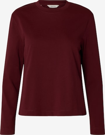 SELECTED Shirt 'SLFESSENTIAL' in Rood: voorkant
