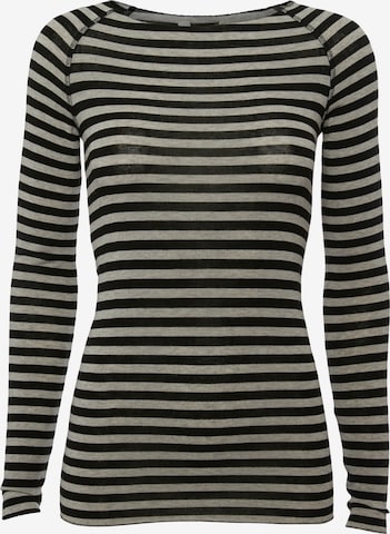 Gai+Lisva Paita 'Amalie Stripe' värissä harmaa: etupuoli