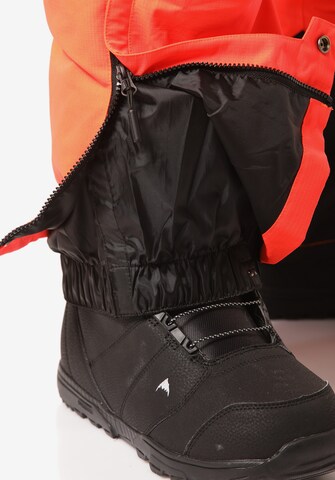 Superdry Snow Regularen Športne hlače 'Pro Racer Rescue' | oranžna barva