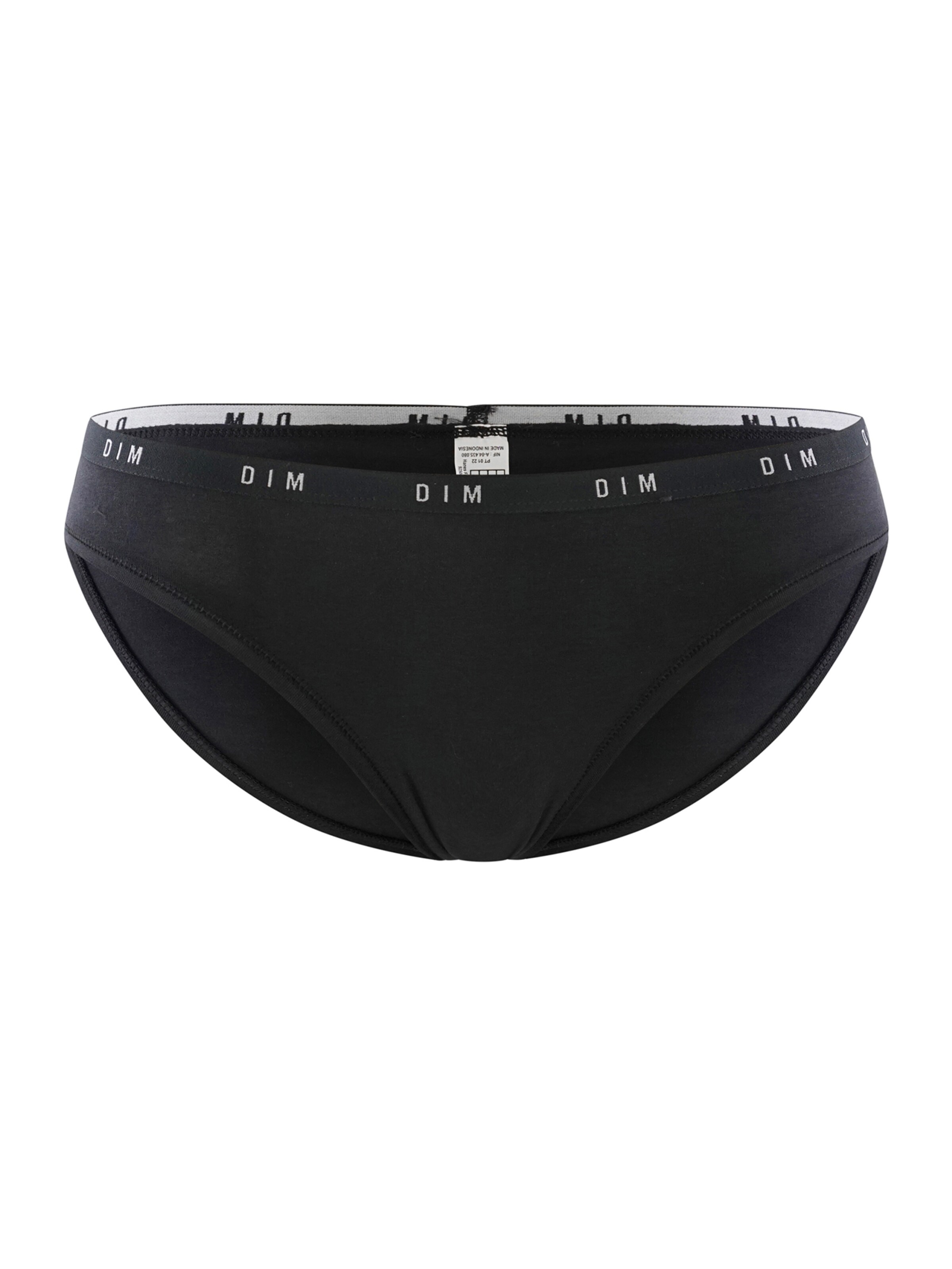 DIM Panty 'Originals' in Black: front