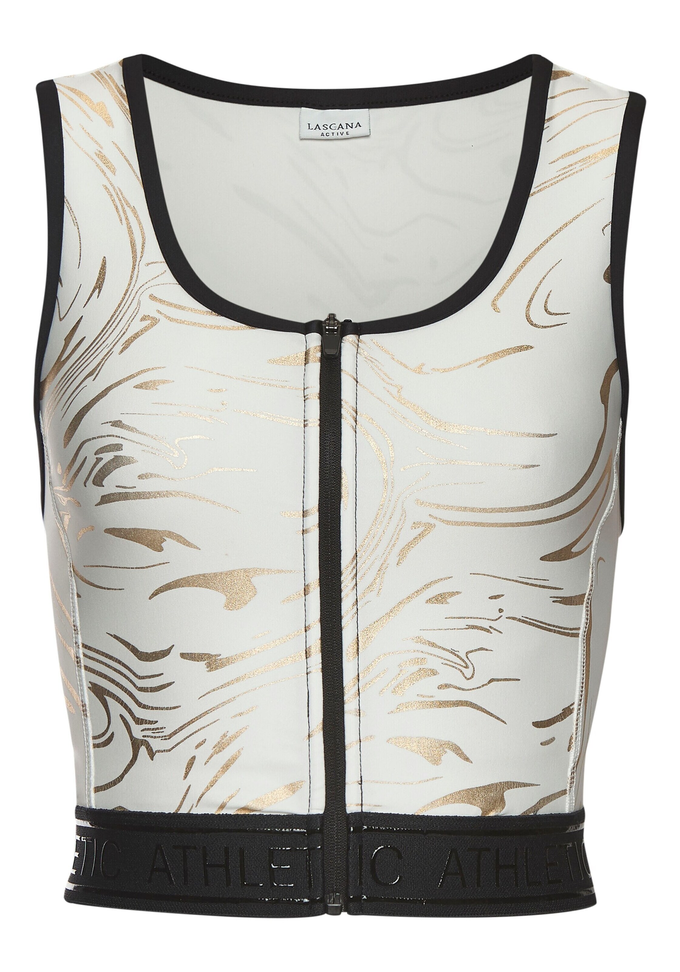 LASCANA ACTIVE Sport top - fehér: elől