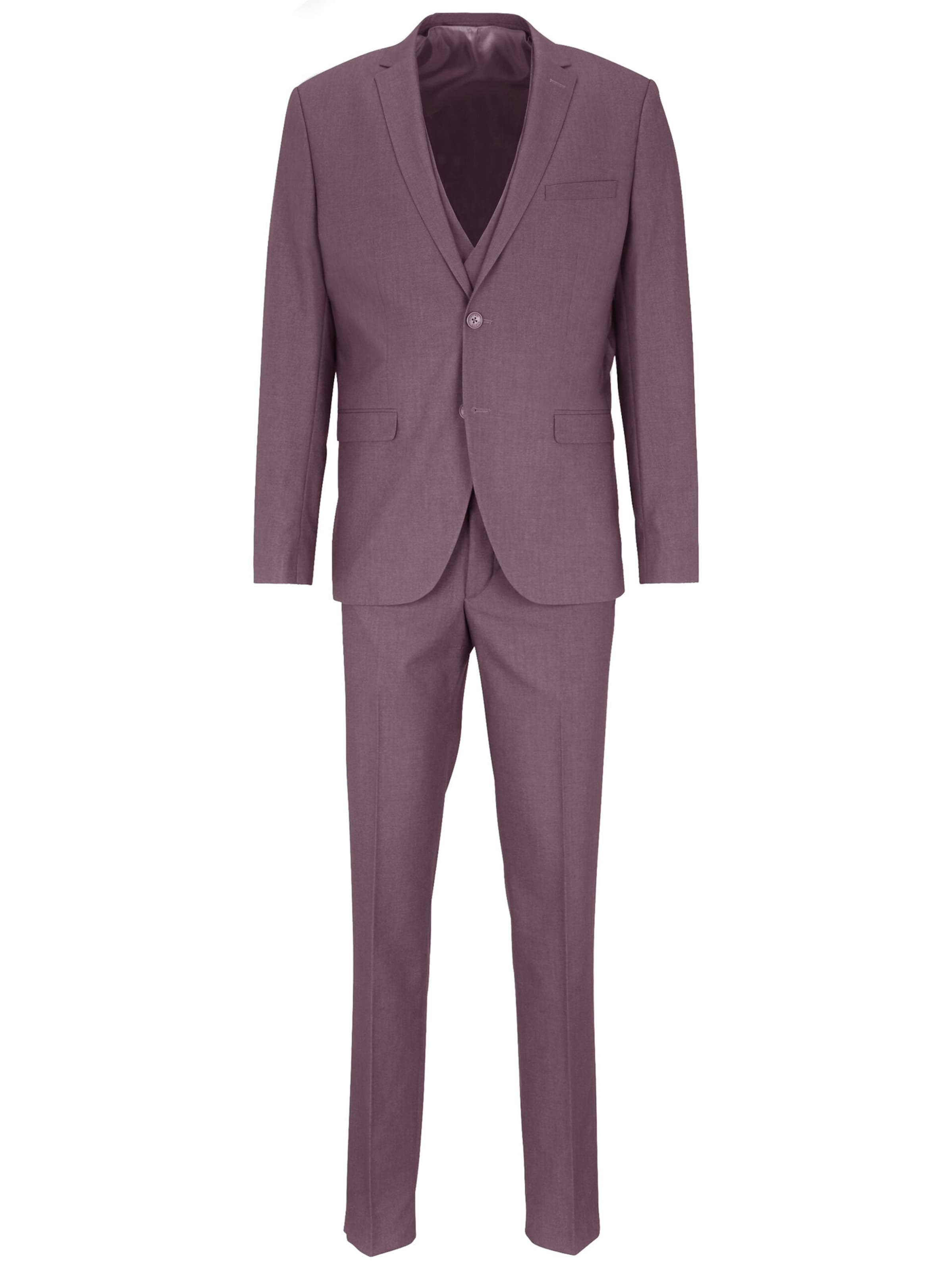 Steffen Klein Slimfit Pak in Rood: voorkant