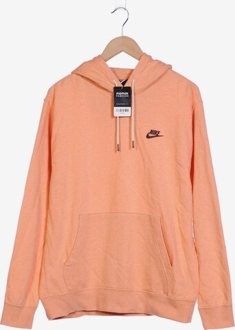 NIKE Kapuzenpullover L in Orange: predná strana