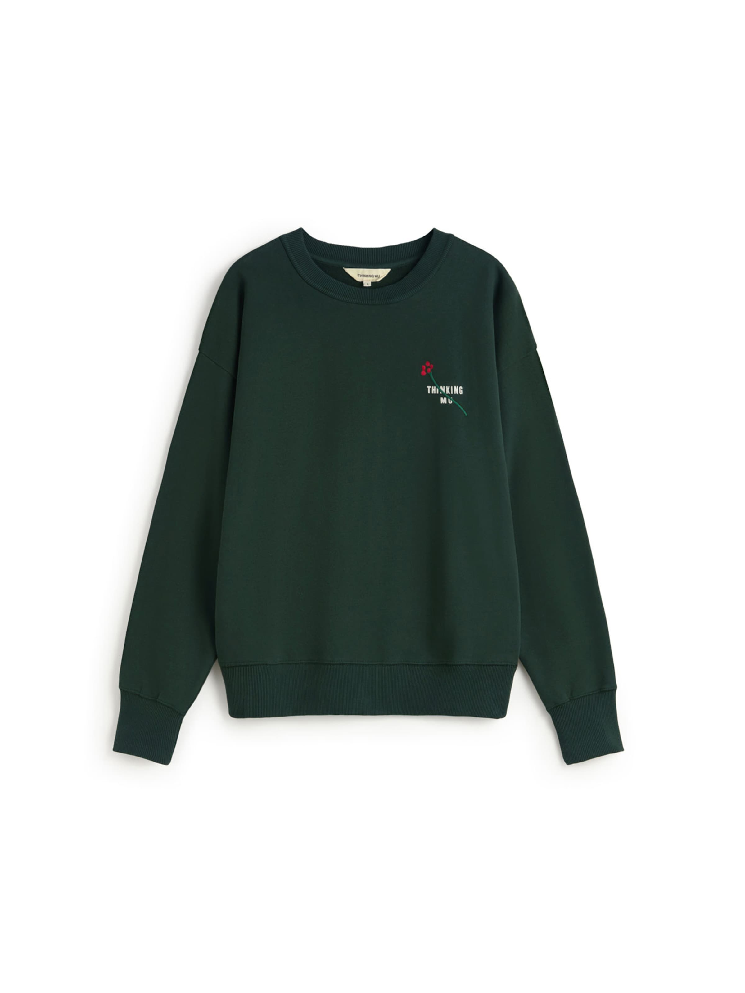 Thinking MU Sweatshirt 'Jodie' in Green: front