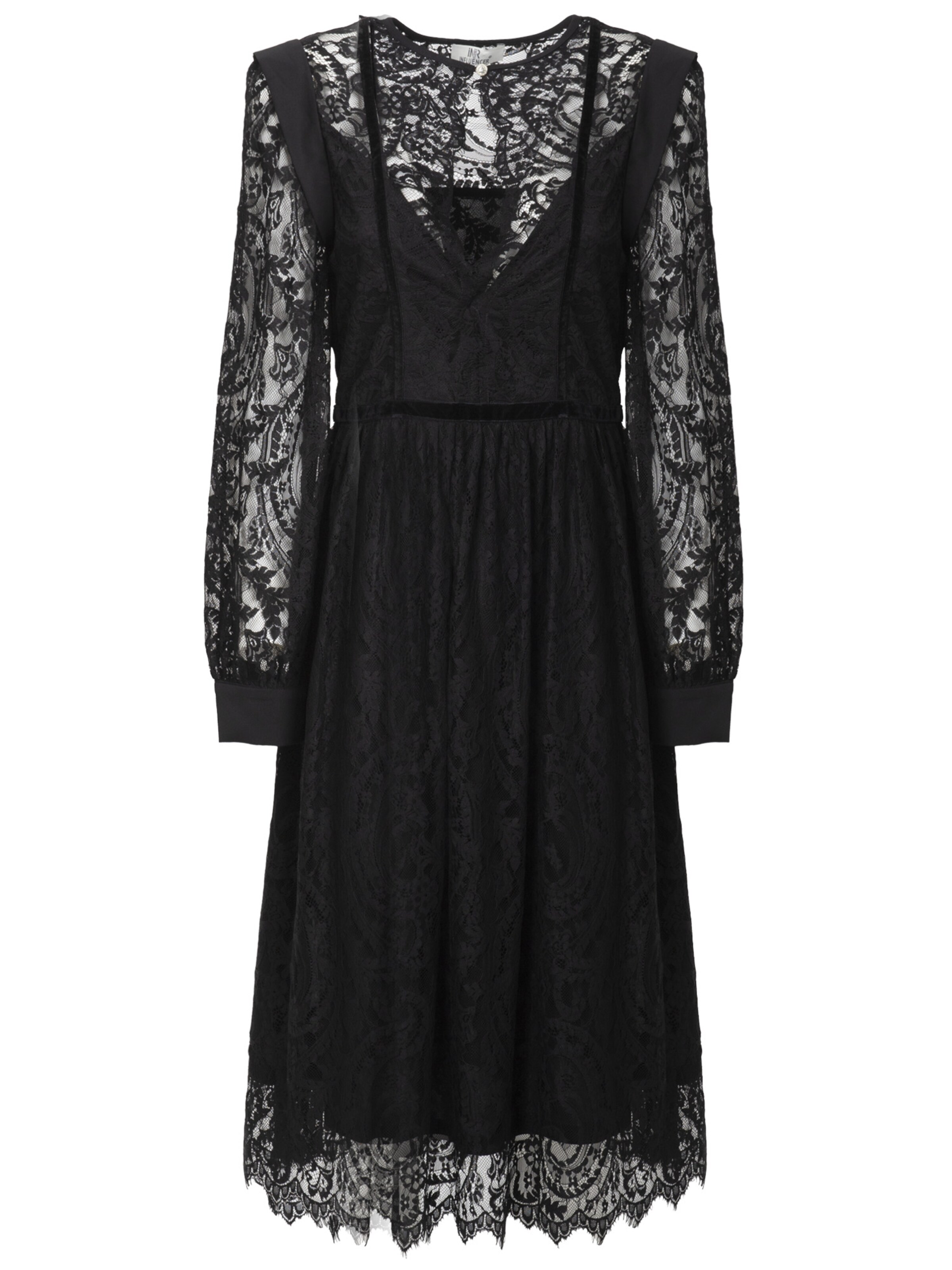 Influencer Šaty – černá: přední strana