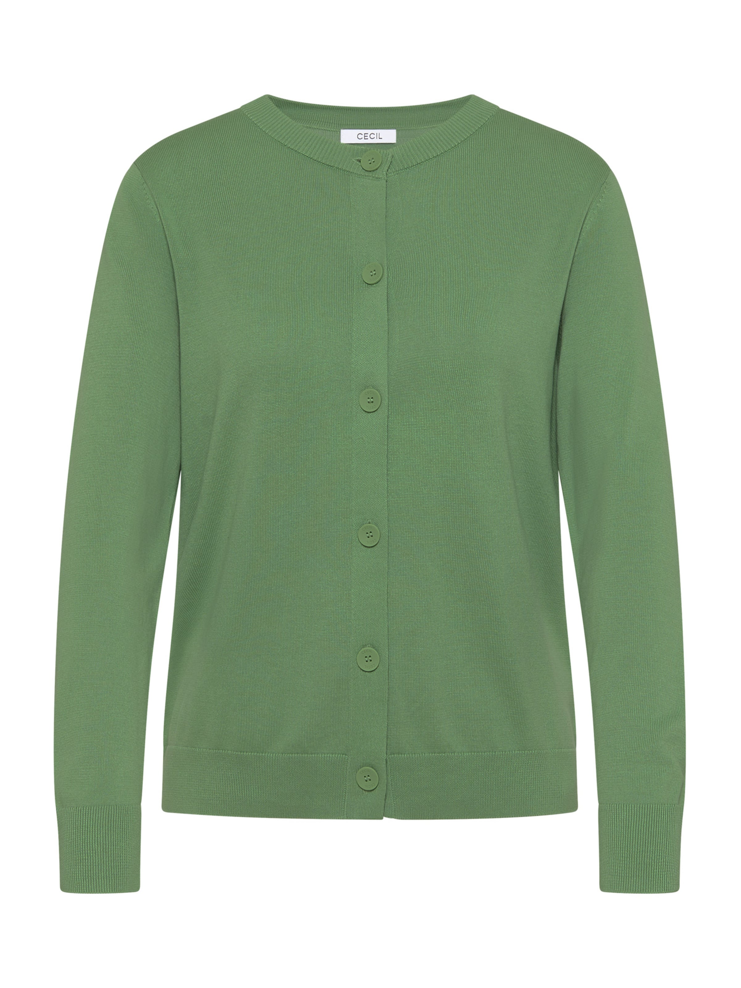 CECIL Cardigan en vert clair, Vue avec produit