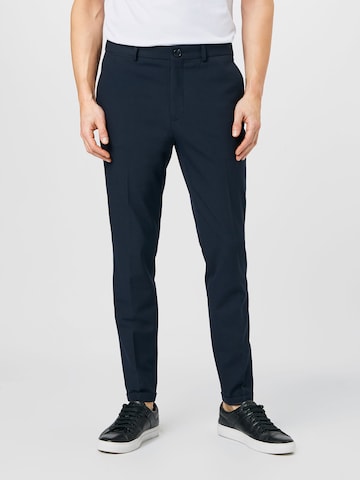 Matinique Slim fit Trousers 'Liam' in Blue: front