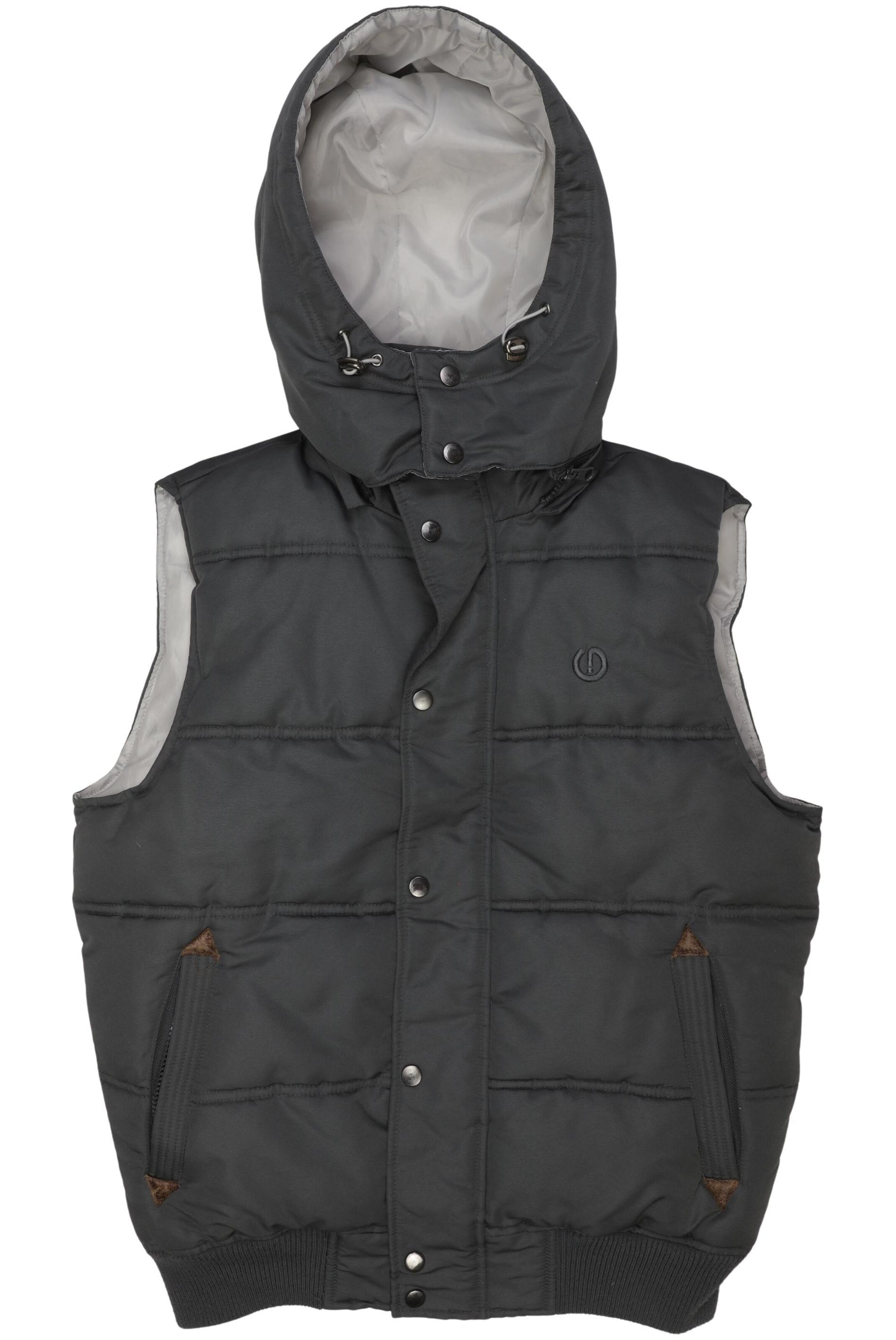 !Solid Vest in S in Grey: front