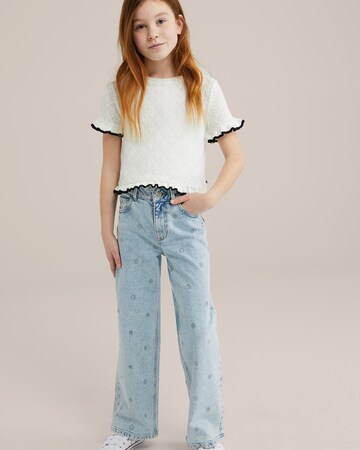 WE Fashion Свитер в Белый