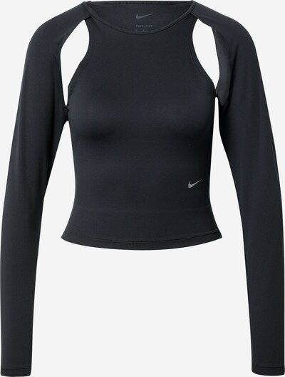 Sportiniai marškinėliai iš NIKE, spalva – šviesiai pilka / juoda, Prekių apžvalga