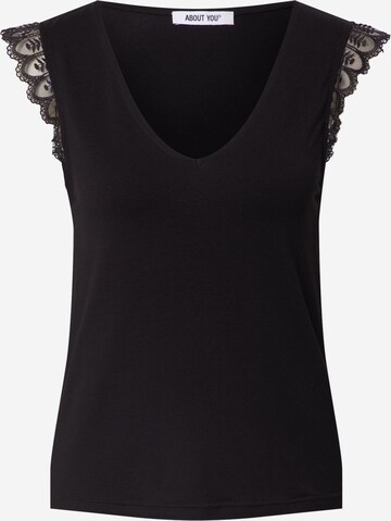 ABOUT YOU Top 'Vivian' in Black: front