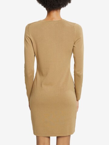 ESPRIT Strickkleid in Beige