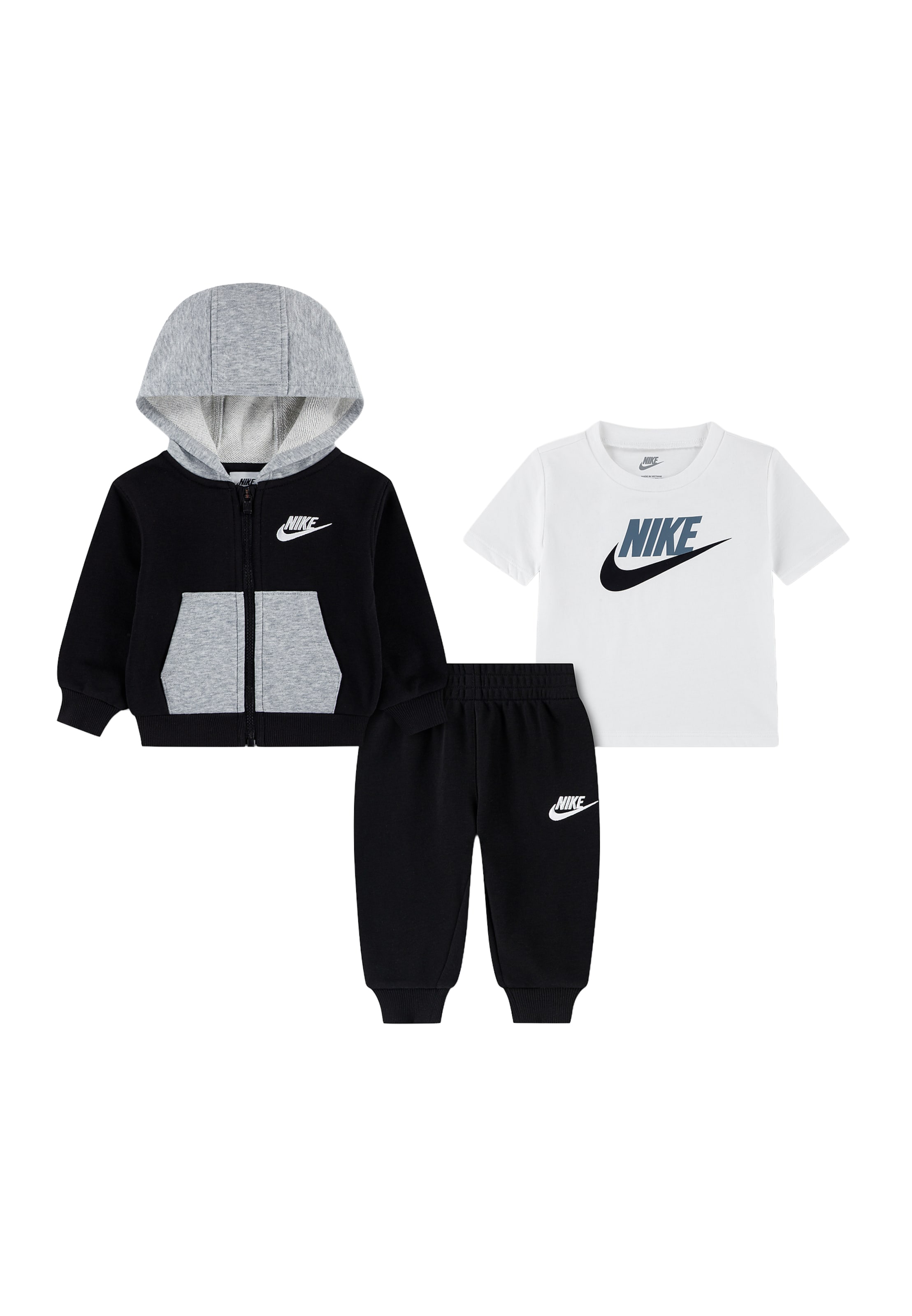 Nike SportswearKomplet - crna boja: prednji dio
