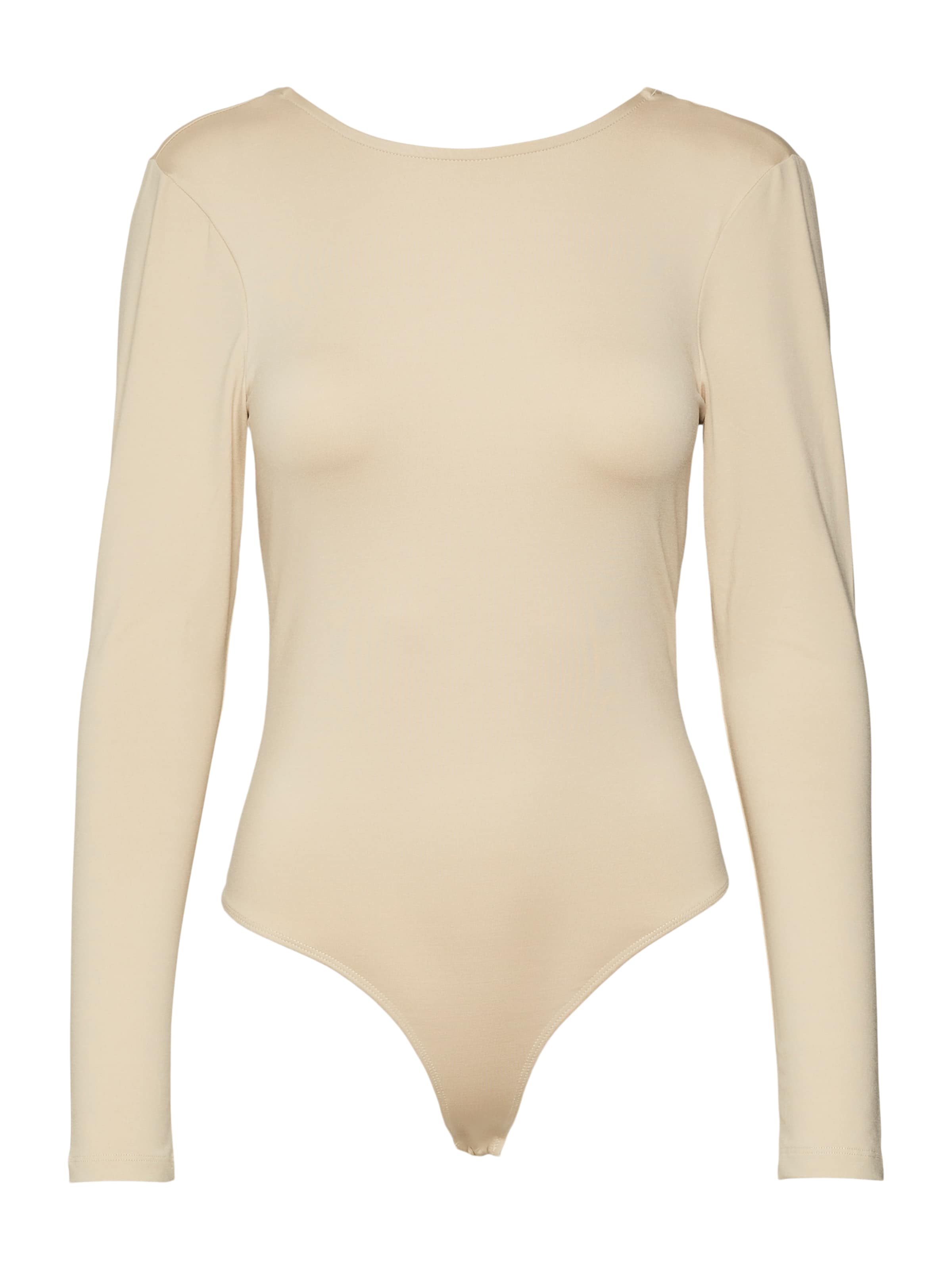 VERO MODA Shirt Bodysuit in Beige: front