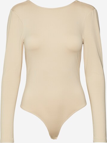 Body a maglietta di VERO MODA in beige: frontale