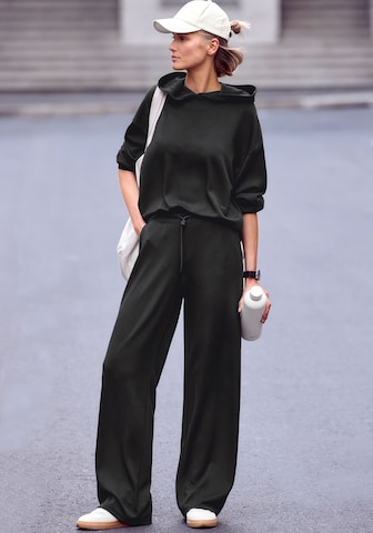 Copenhagen Studios - Pierna ancha Pantalón en negro