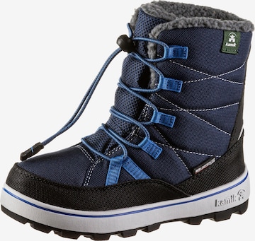 Kamik Snow Boots 'Charlie' in Blue: front