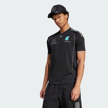 T-Shirt fonctionnel 'Mercedes - AMG Petronas Formula One' ADIDAS PERFORMANCE en noir : devant