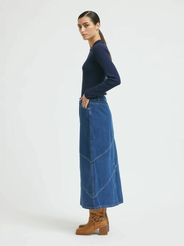 Résumé Sukně 'Claire' – modrá