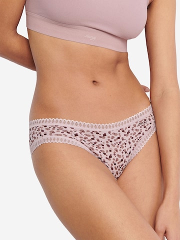 SLOGGI Slip ' Blue GO Crush ' in Beige: voorkant