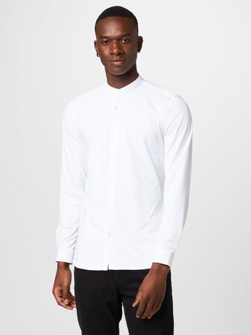 HUGO Slim fit Overhemd 'Enrique' in Wit: voorkant