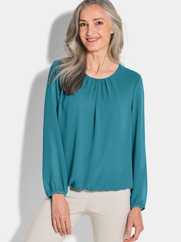Goldner Bluse in Grün: Vorderseite