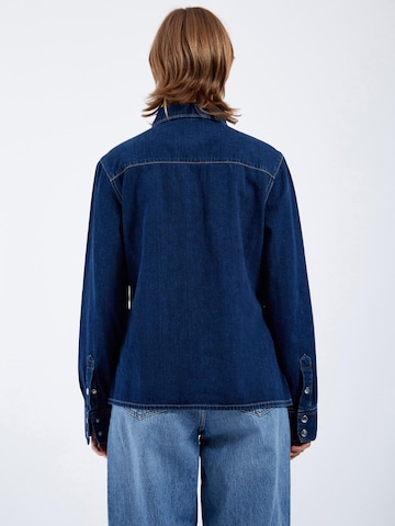 Dr. Denim Blouse 'Sukie' in Blue