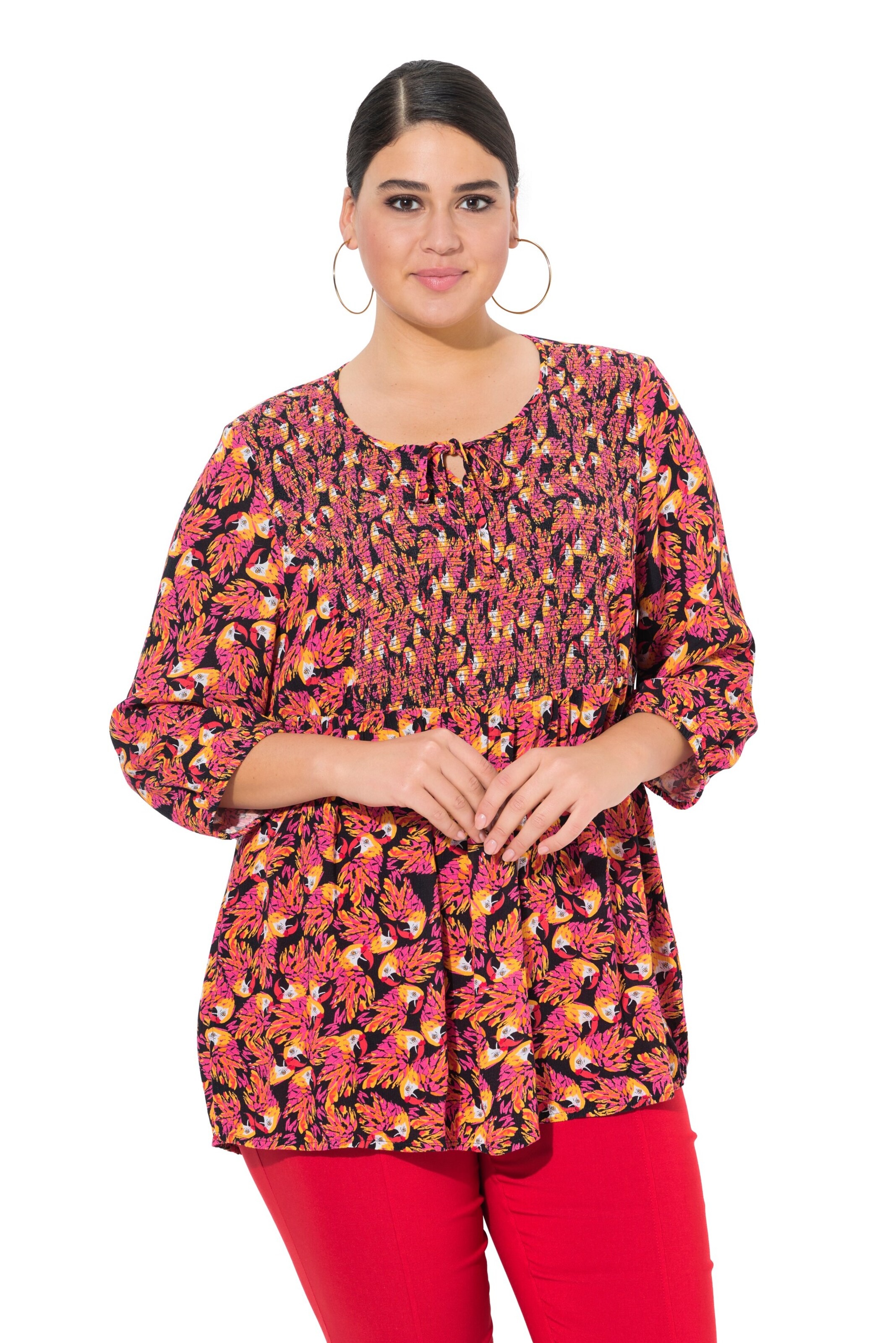 Ulla Popken Tunika in Mischfarben: Vorderseite