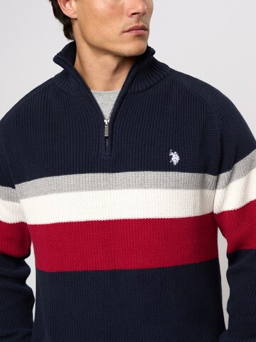 U.S. POLO ASSN. Neulepaita 'Ricco' värissä musta