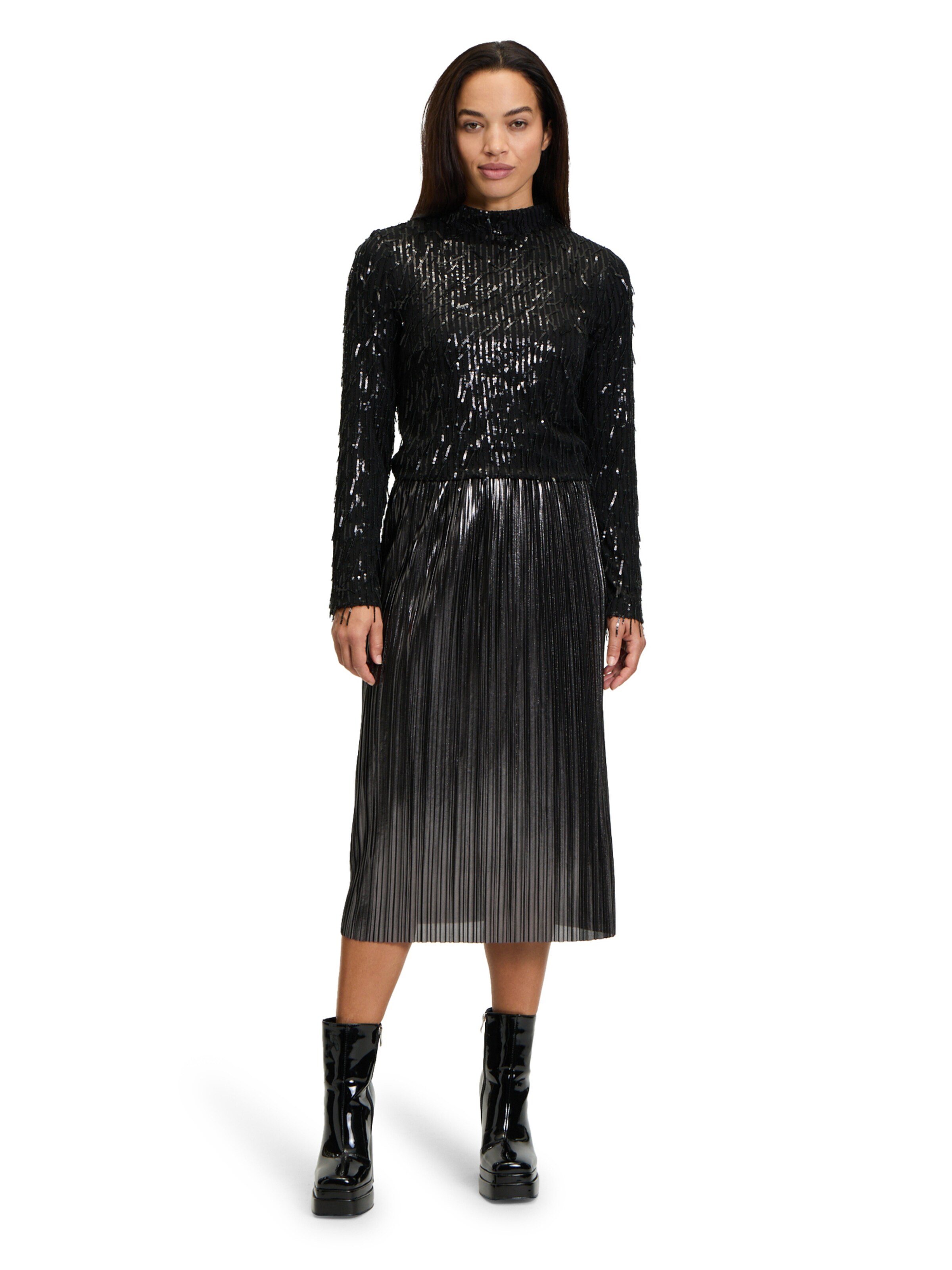 Camicia da donna di Cartoon in nero