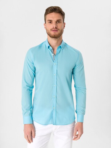 Moxx Paris Regular fit Πουκάμισο σε μπλε: μπροστά