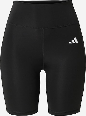 juoda ADIDAS PERFORMANCE Siauras Sportinės kelnės 'OPT ESS': priekis