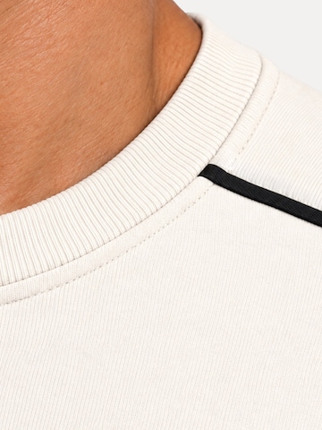 Sweat-shirt 'Brenvaro' Smilodox en beige
