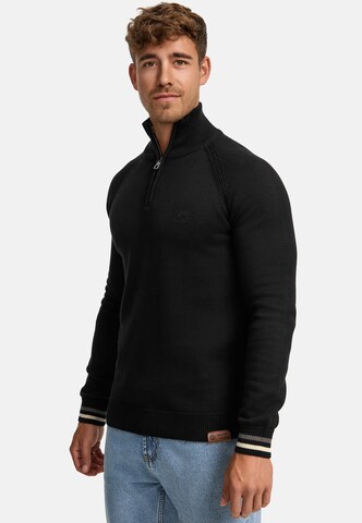 INDICODE JEANS Pullover ' Swift ' in Schwarz